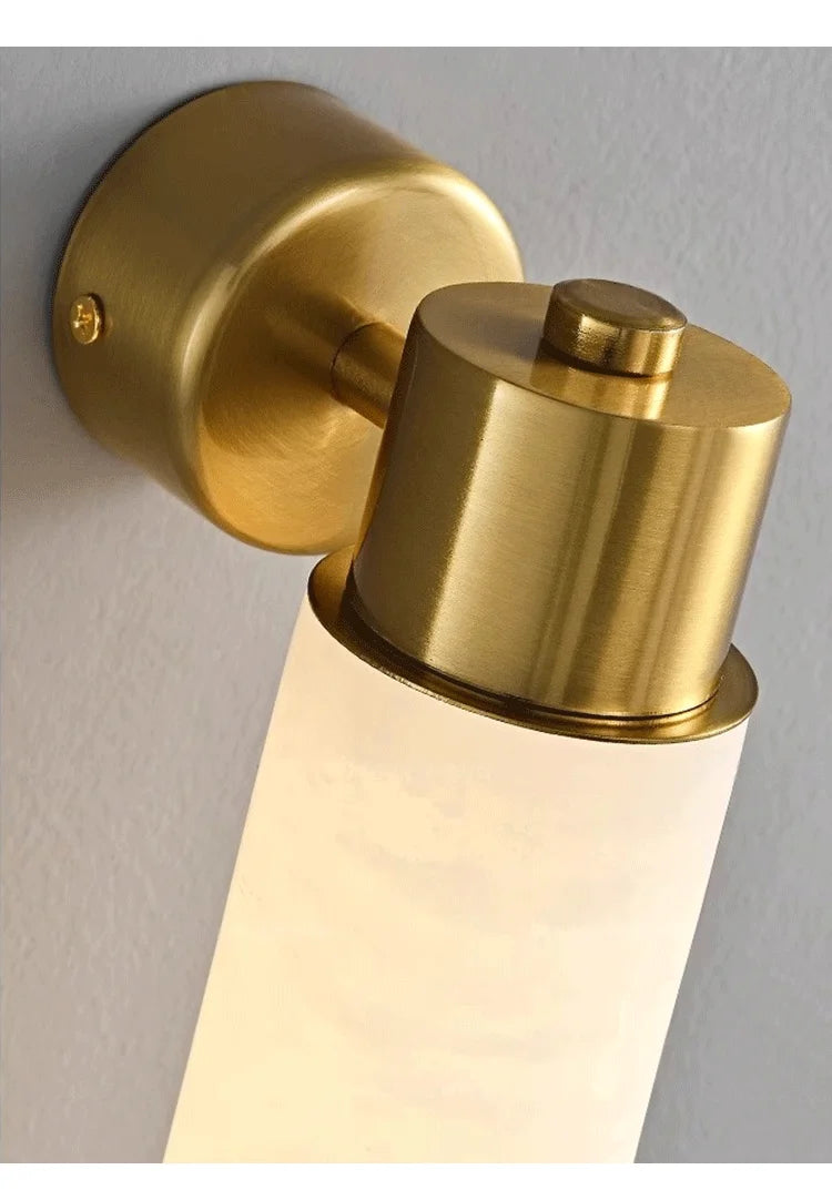 Black, Golden, marble wall lamp, Multiple Lengths