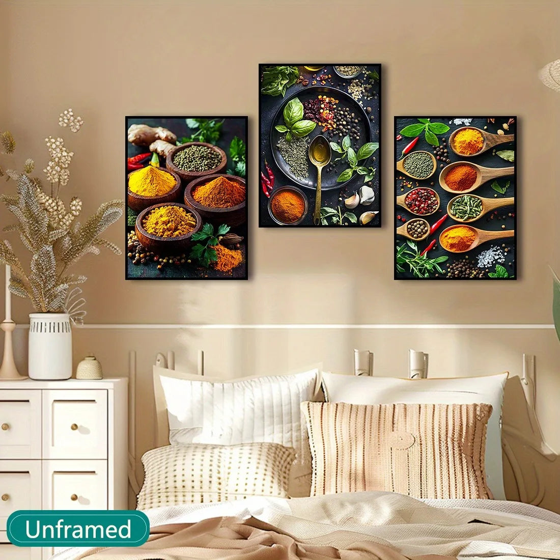 3-Piece Set Contemporary Canvas Wall Art