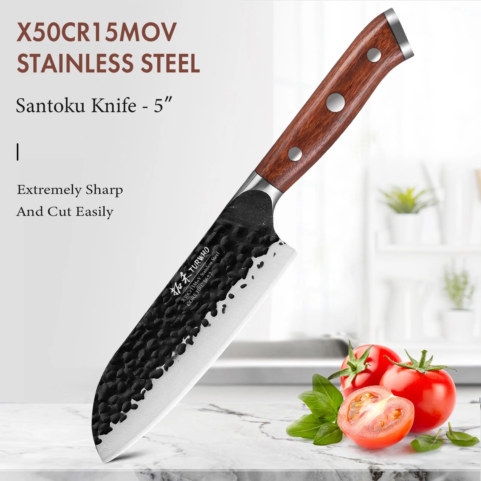 Japanese Hand Forged Stainless Steel Kitchen Knives