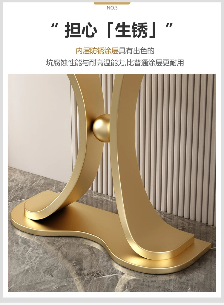 Hallway Lobby Marble Console Table