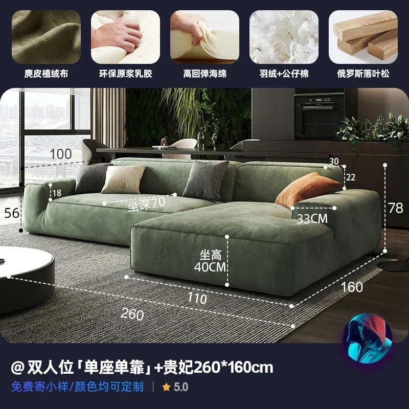 Fabric Corner Modular Living Room Sofas