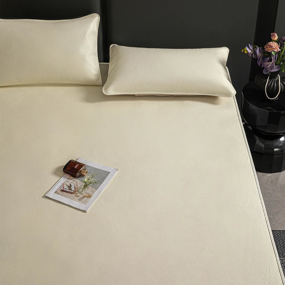 Water Buffalo Cowhide Mattress Topper, 2 Pillowcases