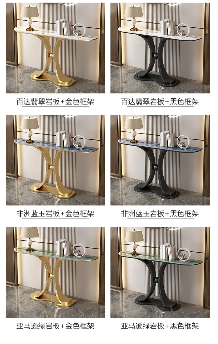 Hallway Lobby Marble Console Table