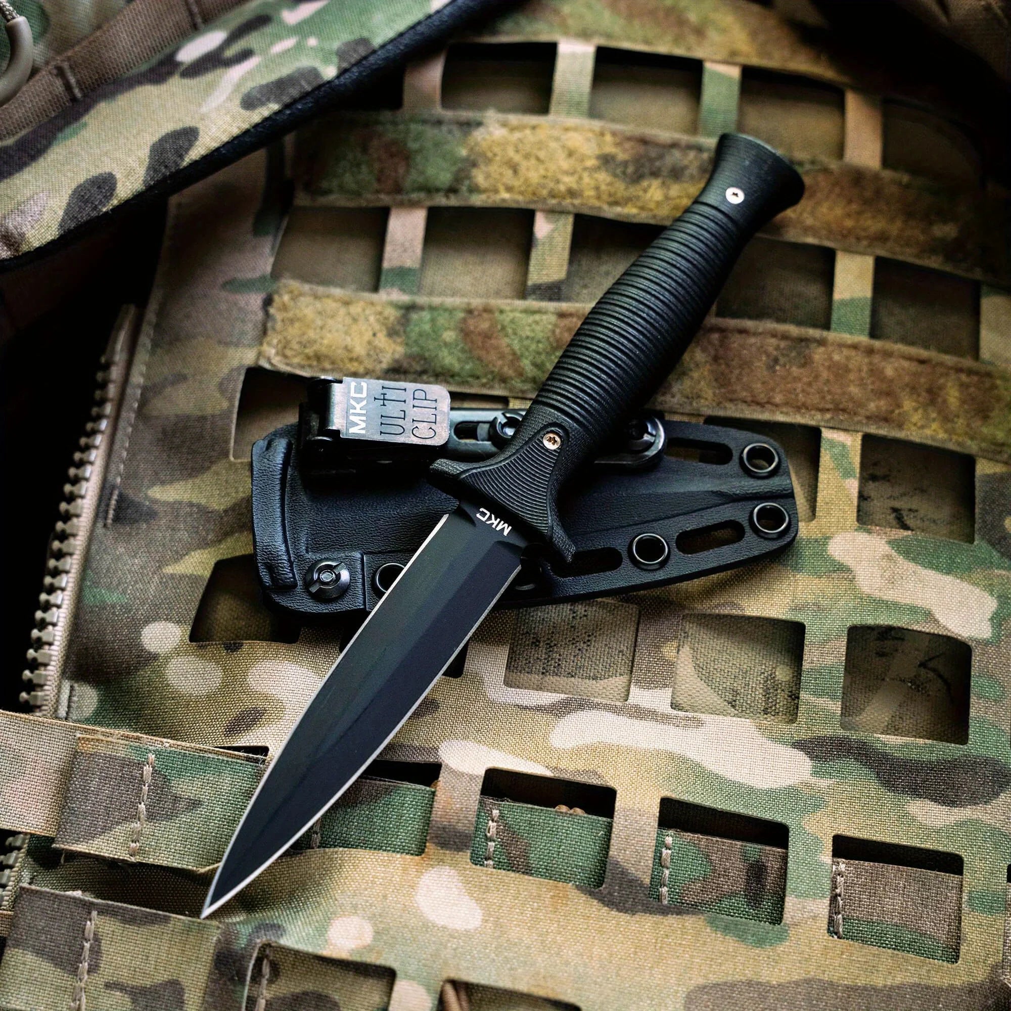 Fixed Blade Knife G10 Handle, Sheath