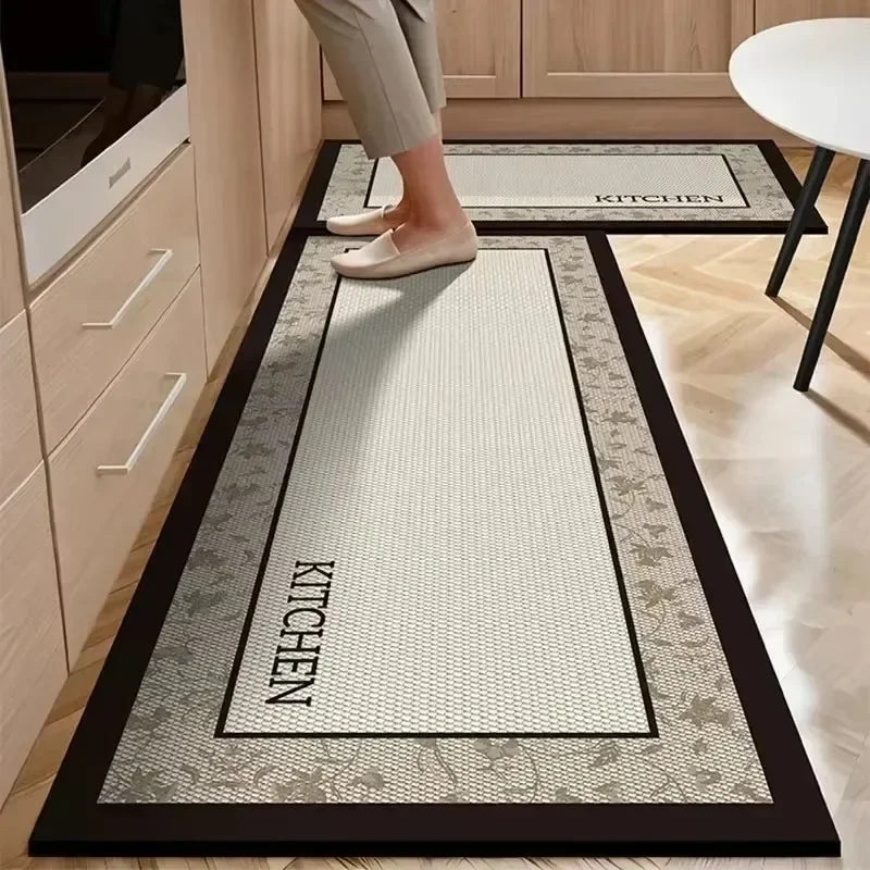 Kitchen Long Foot Mats, Non-slip, Oil-proof