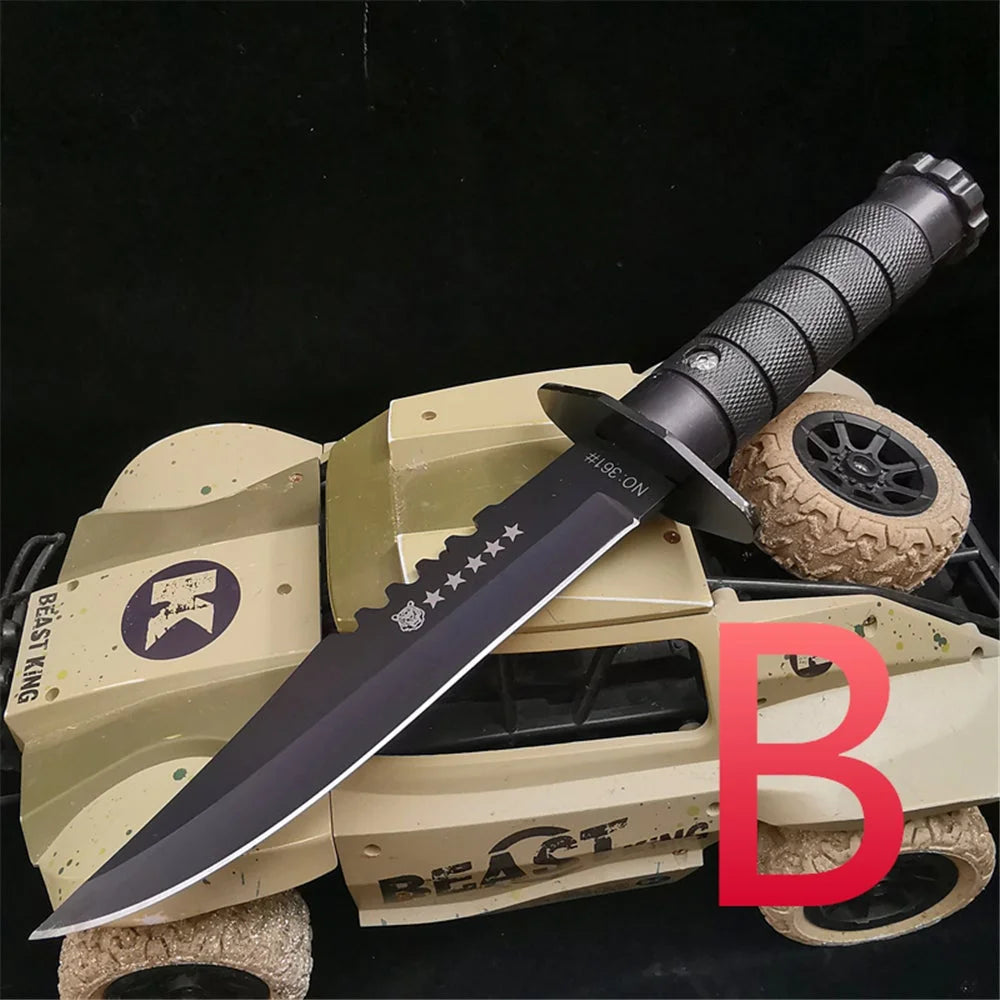 Bushcraft Knifes, Sheath, with ABS Handle