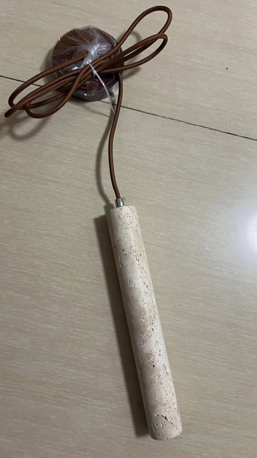 Yellow Travertine pendant lights living room, bar, Bedroom