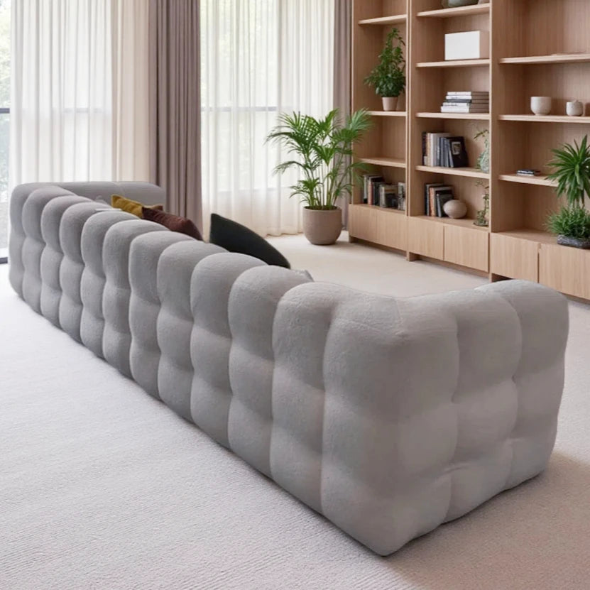 Plush Reclining Sofa Corner Lounger