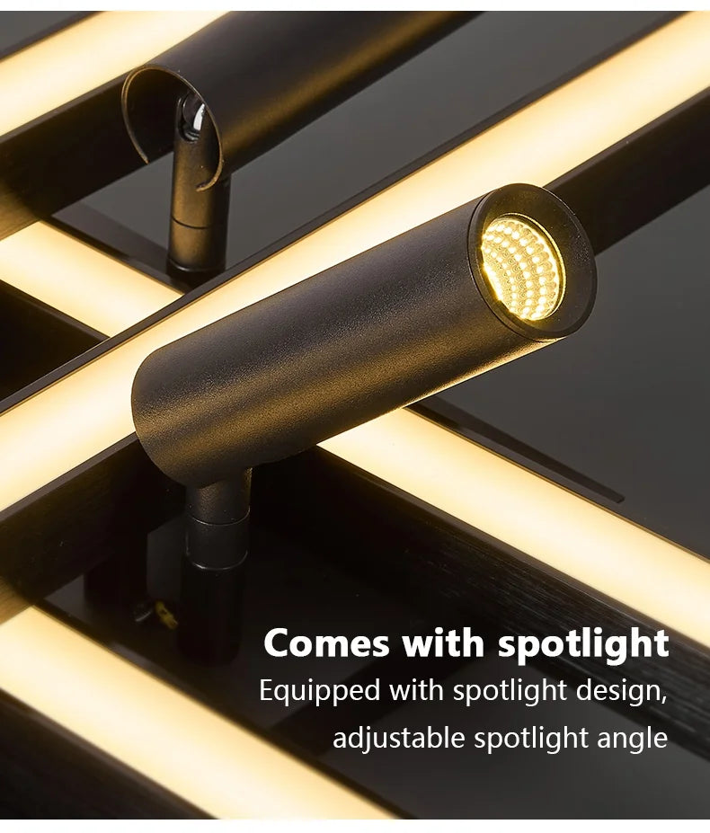 Ceiling Lights Long Line lamps, w/wo Remote