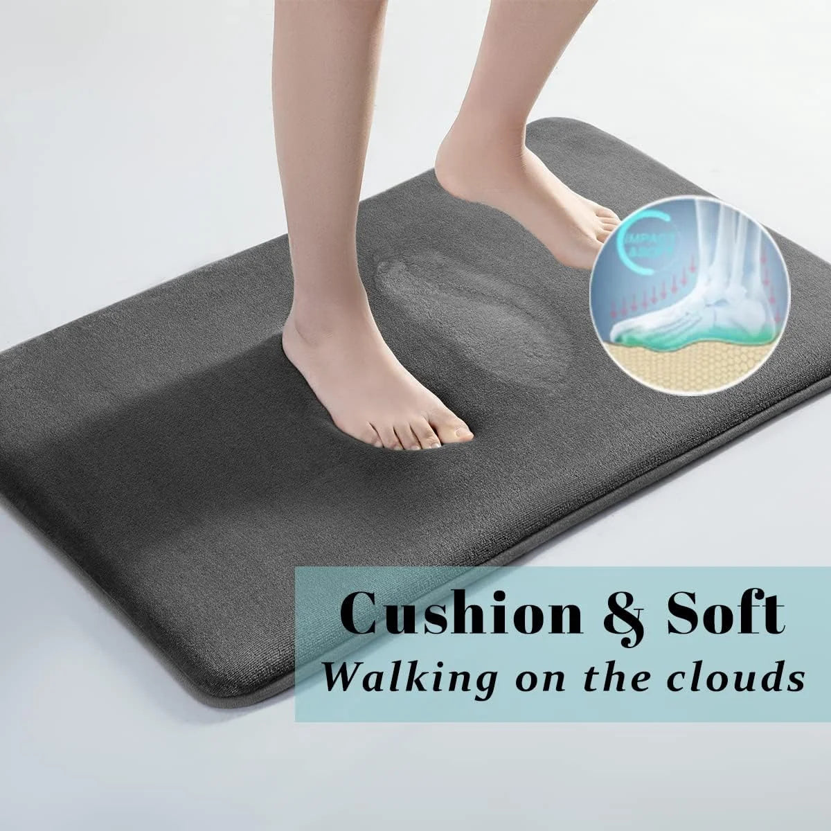 super absorbent bath mat, anti slip, door mat