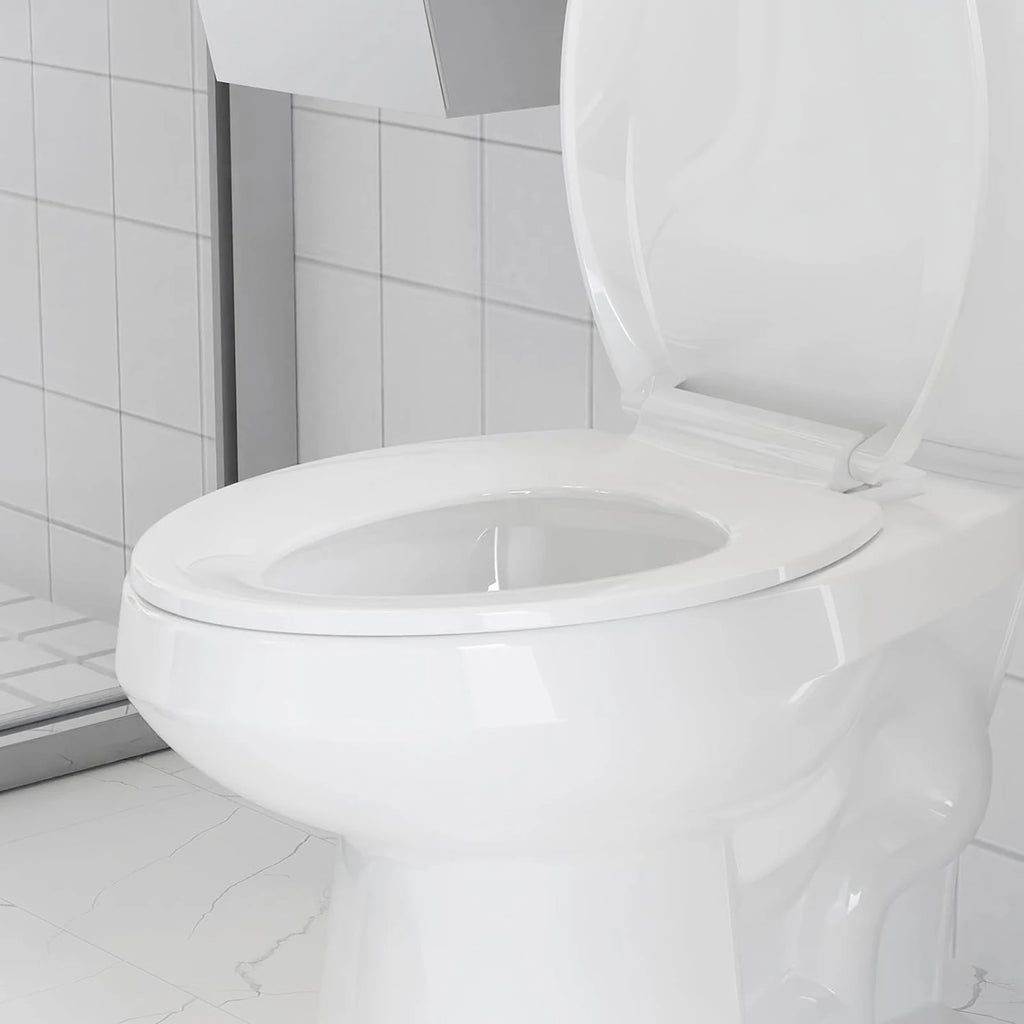Elongated Toilet Seat, Quick Release-Attach, Soft Close