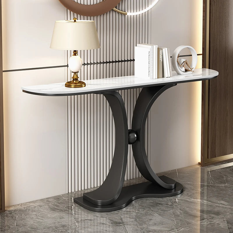 Hallway Lobby Marble Console Table