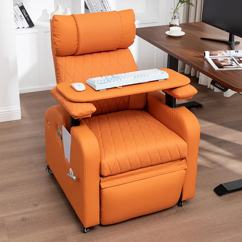 Leather Sofa Lounge Armchair Living Room Recliner