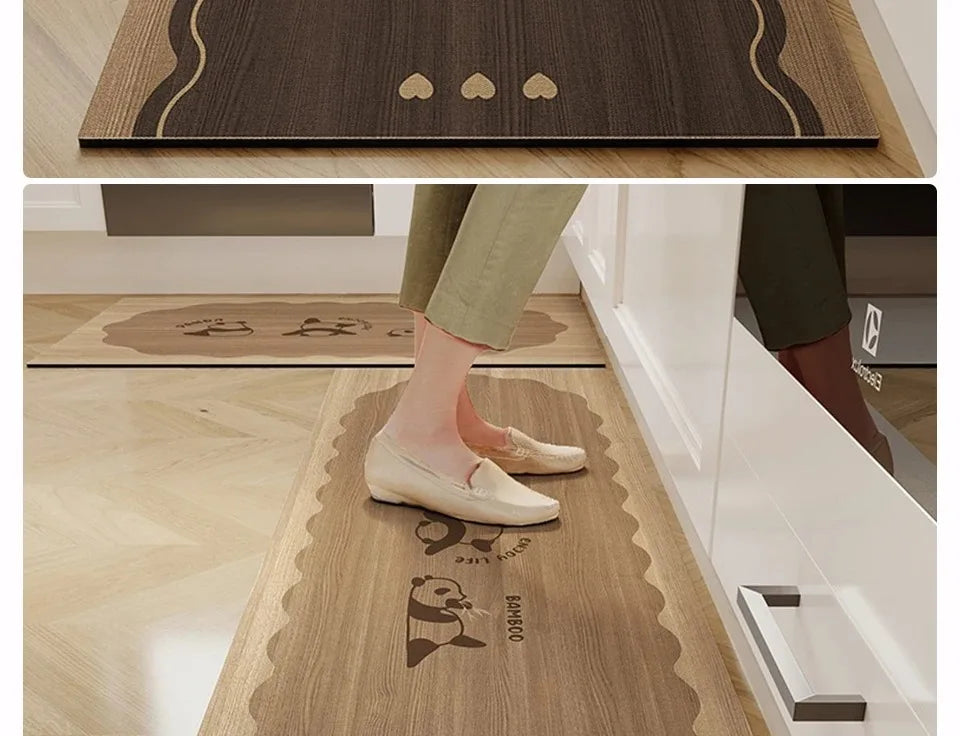 Waterproof Non-slip wood Grain Carpets