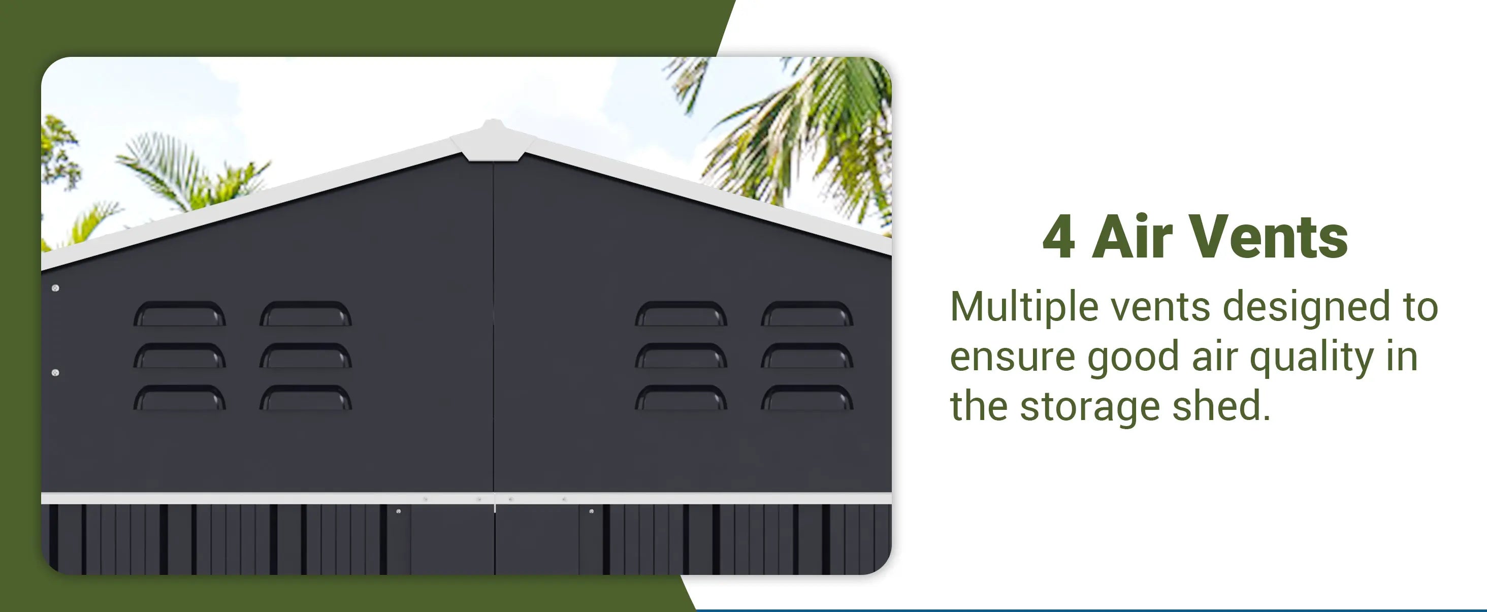 10x10~12x18FT Outdoor Metal Storage Shed w/ Lockable Door