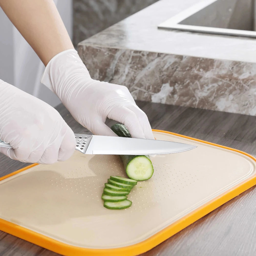 8pcs Kitchen Knives Set Stainless Steel With Block