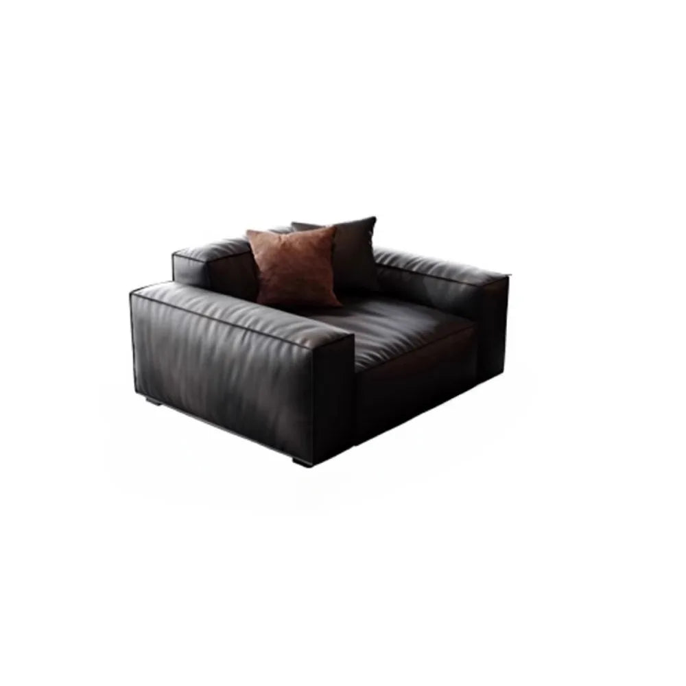 Composite Leather Sectional Apartment Sofa