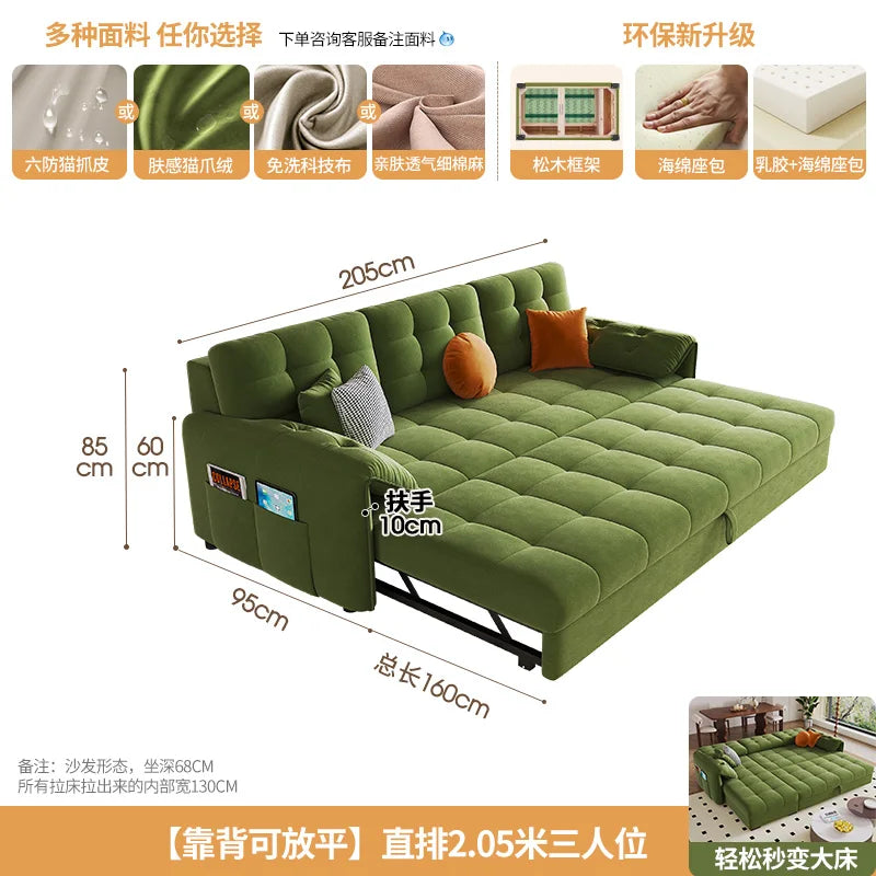 Modular Individual Sofa, Bed Convertible, Pull Out