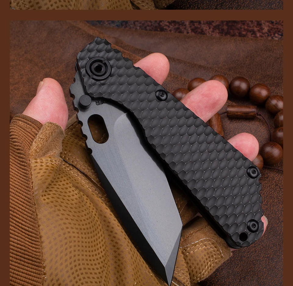 Titanium Handle, Folding Pocket Knife