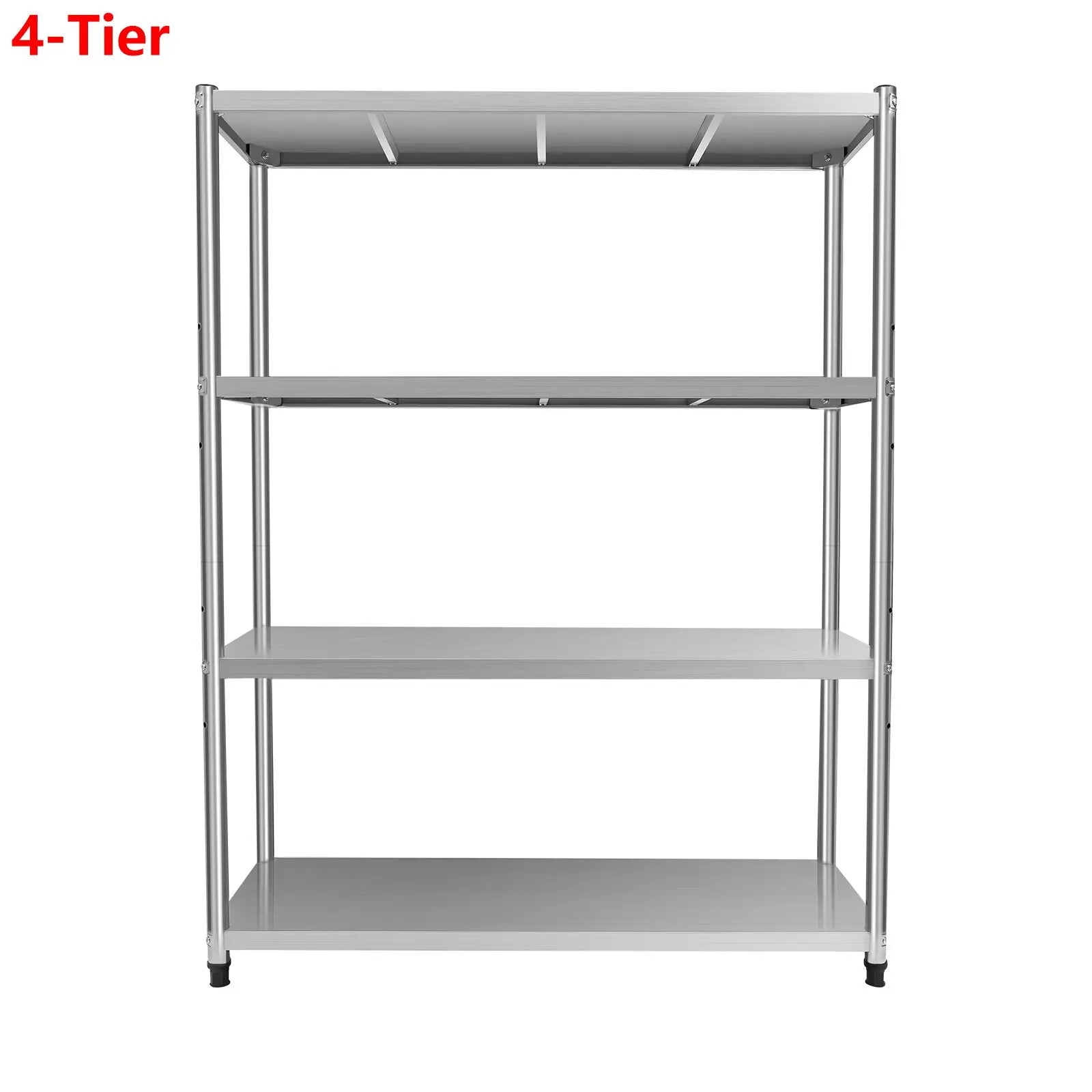 3-Tier 201 Stainless Steel Adjustable Storage Rack