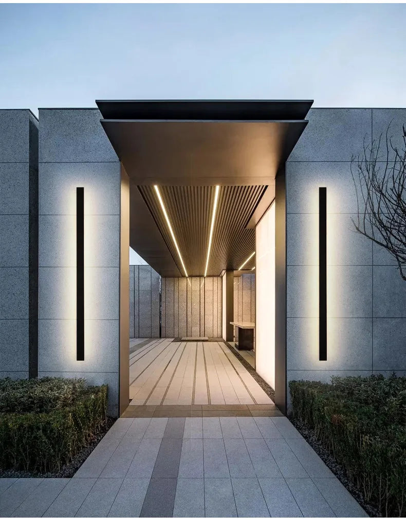 Waterproof LED strip background wall lamp