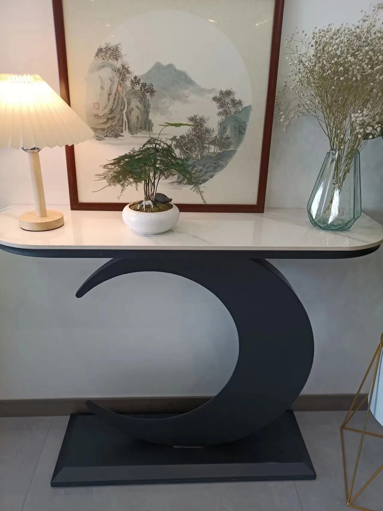 Slate Hallway, Porch Iron Console Table