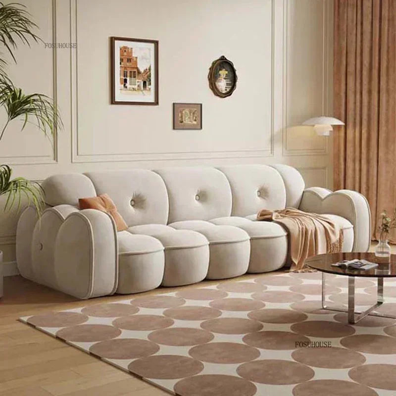 Brown Living Room, Small Apartment, Marshmallow Cloud Sofa