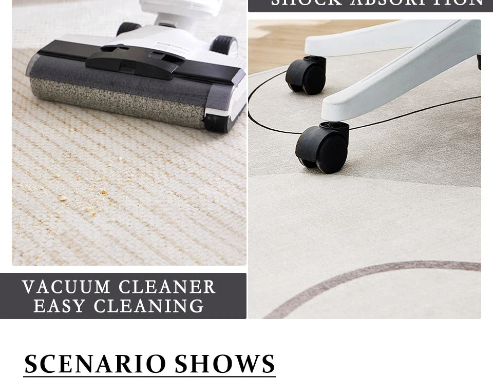 Round, Soft, Anti-slip Carpets