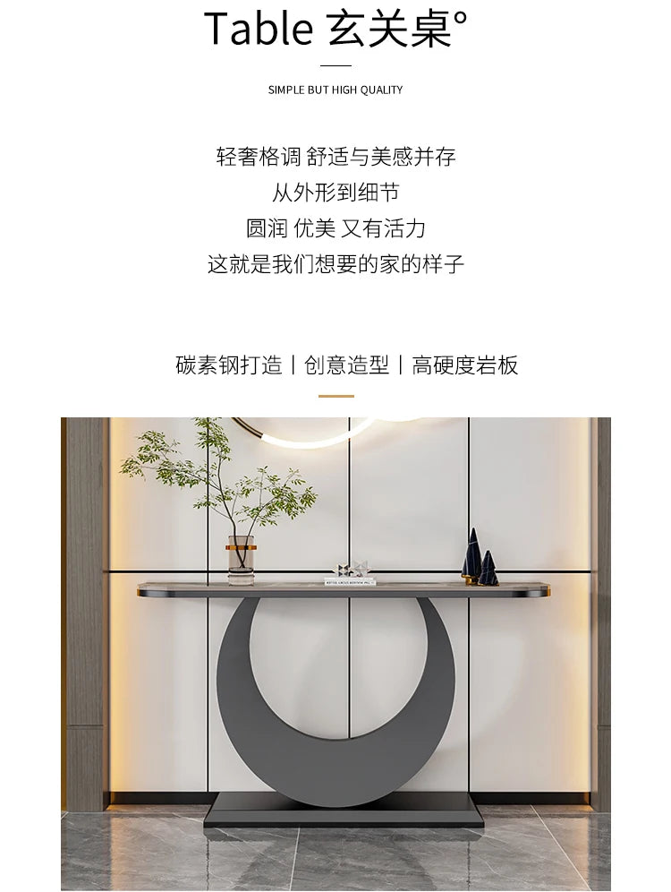 Modern Console Table Decor Hallway Luxury Design