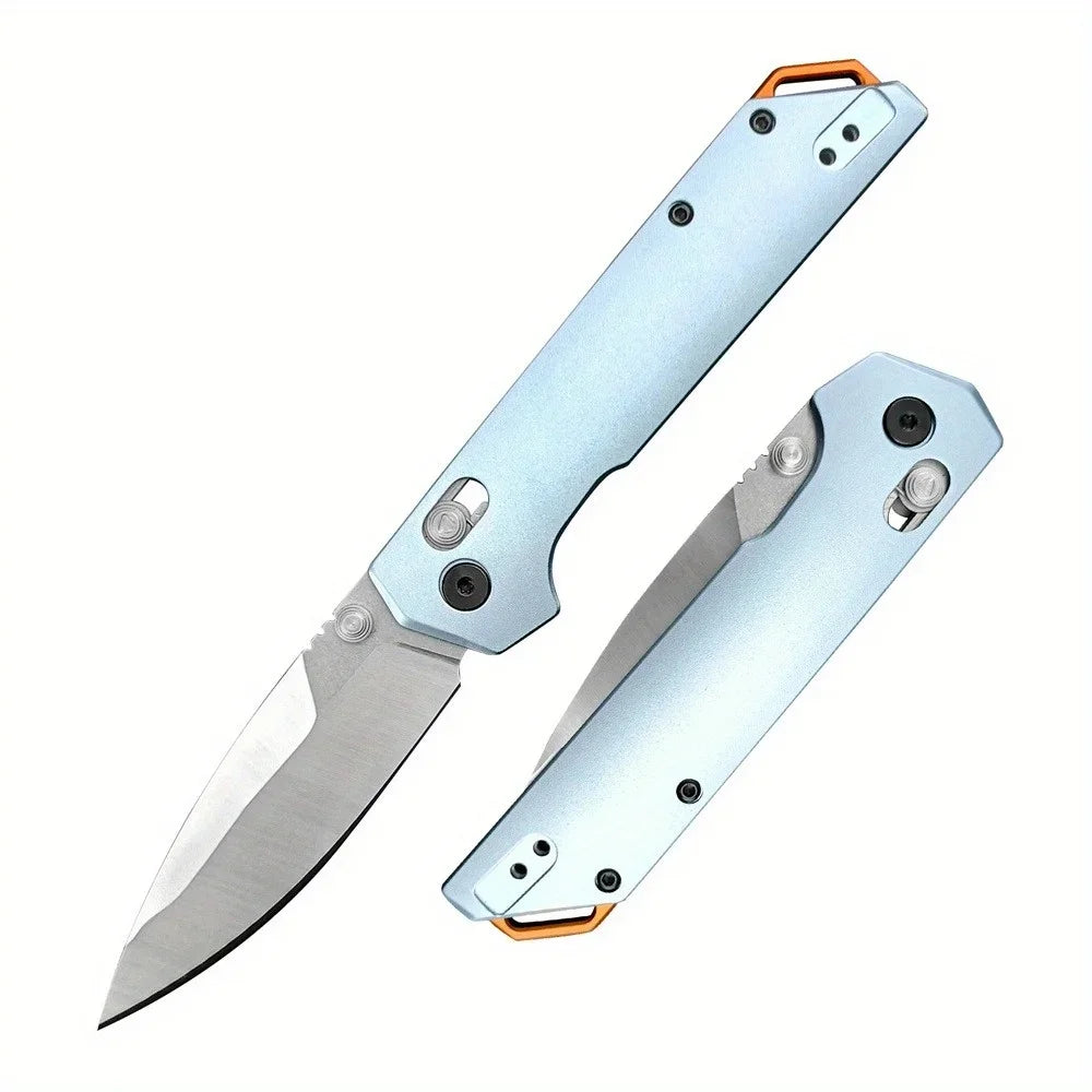 Folding Small Pocket Knife, Aluminum Handle