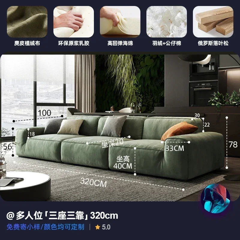 Fabric Corner Modular Living Room Sofas