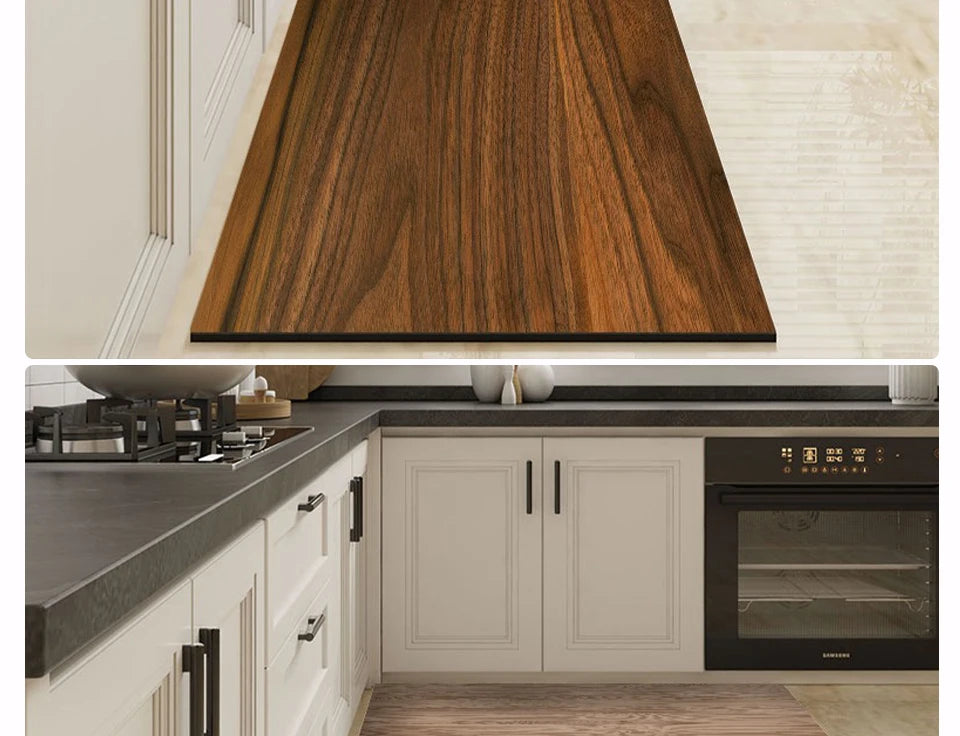 Waterproof Floor Mat Brown Imitation Wood Grain