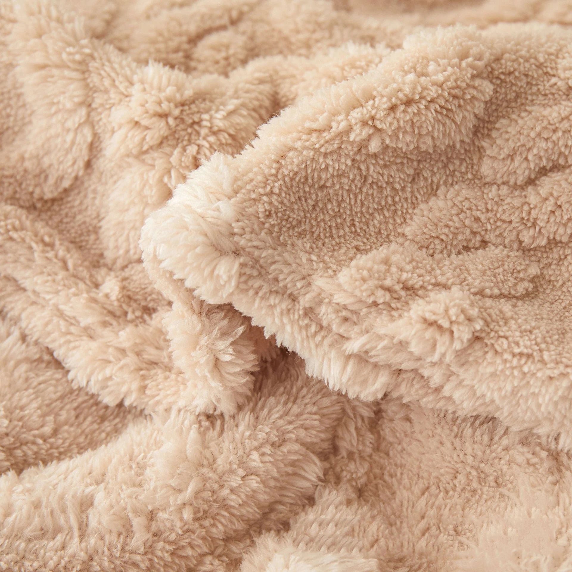 Sherpa Textile Fleece Blanket, Various Colors, Sizes