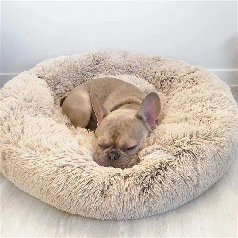 40-60cm. Round Pet Bed, Small Dog, Cat, Washable