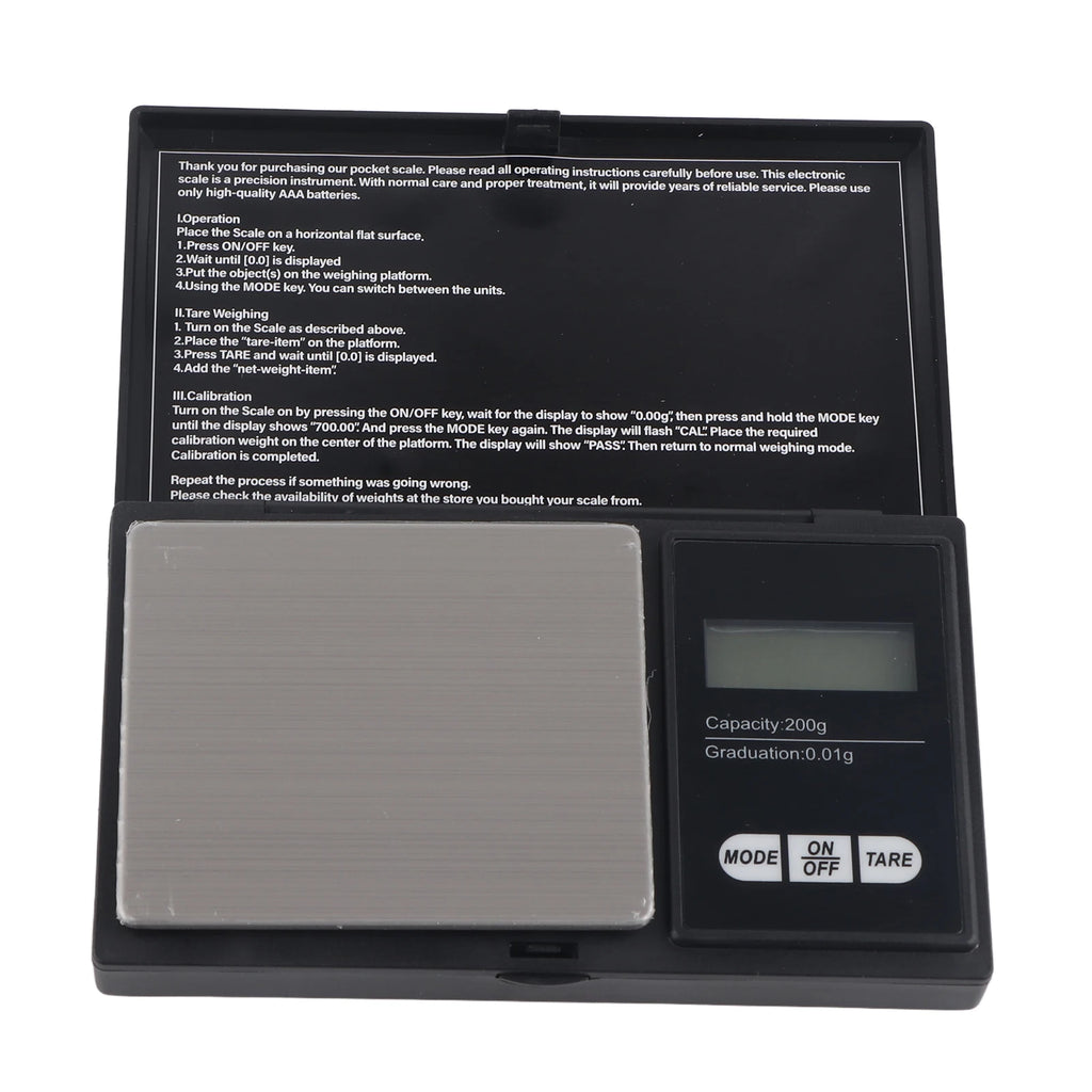 200g X 0.01g Portable Digital Scale