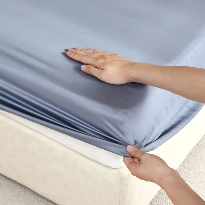 Mulberry Silk Fitted Sheet, Non-Slip Bed Cover