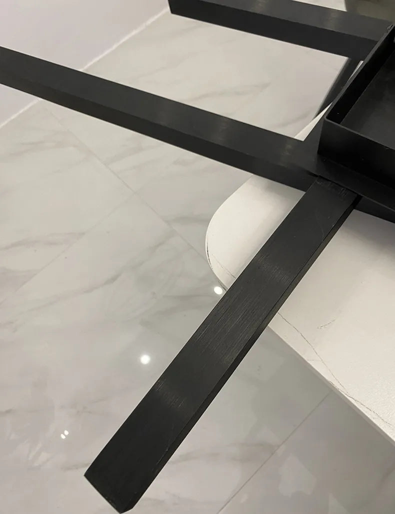 square led ceiling lamp, strip lights, black, white