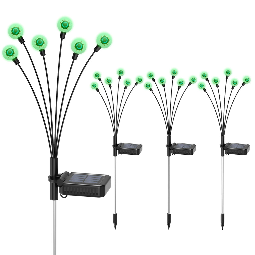 Solar Scary Eyeball Lights, Purple/Green