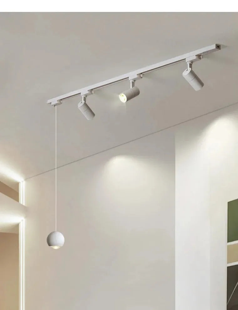 Surface mounted track lights, spotlights, LED, Hanging