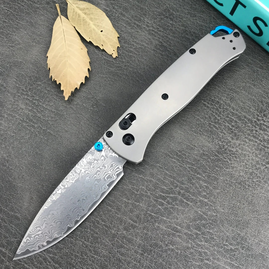 Titanium Alloy Handle DIY Hunting Folding Knives