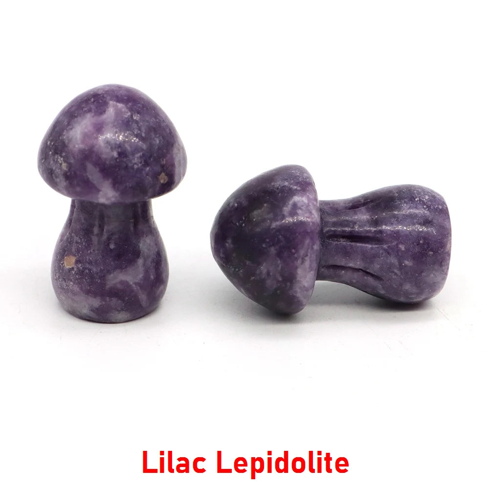 1.5" Crystal Mushroom Mineral Healing Home Decoration