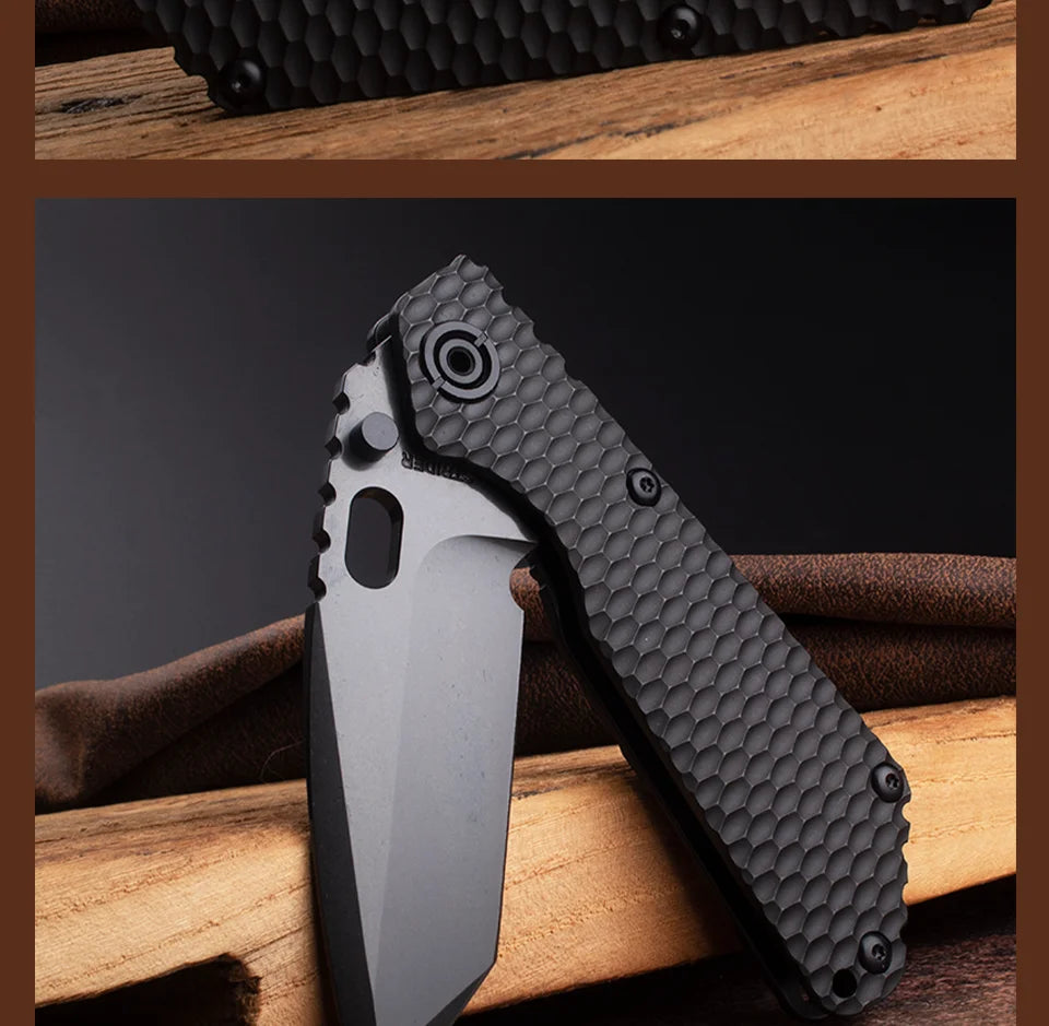 Titanium Handle, Folding Pocket Knife