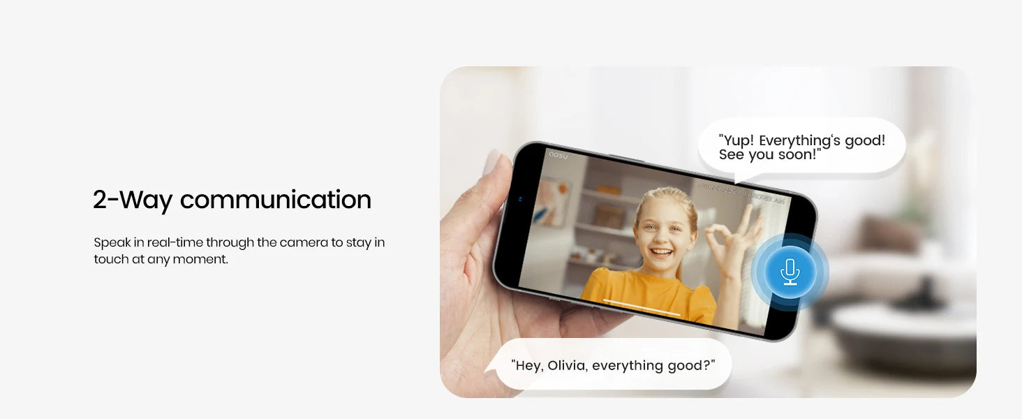 Wire-free Solar Security Camera 2-Way Audio