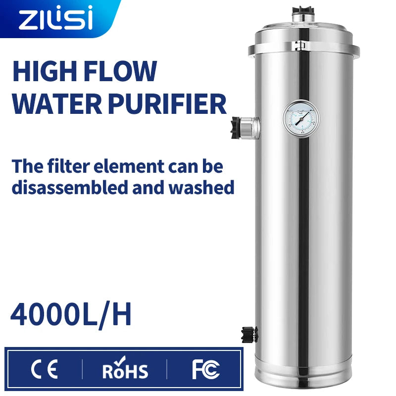 Whole house direct drinking ultrafiltration filter