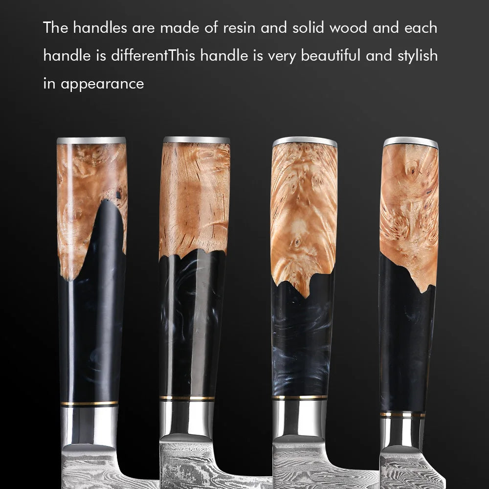 Damascus Kitchen Chef Knife High Carbon Steel