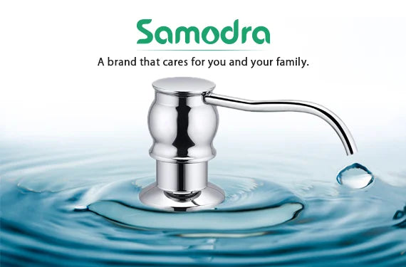 Liquid Soap Dispenser With bottle Chrome/Brushed Nickel