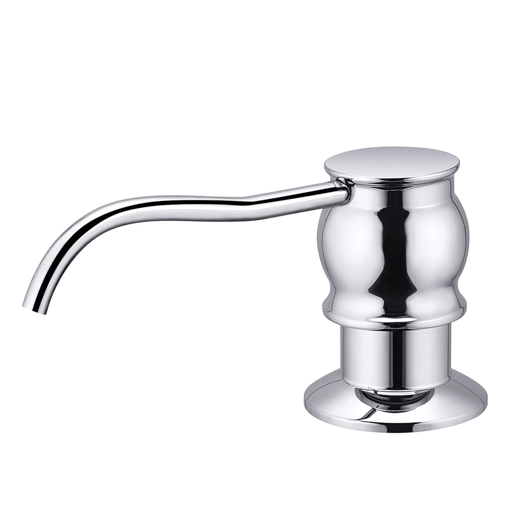 Liquid Soap Dispenser With bottle Chrome/Brushed Nickel