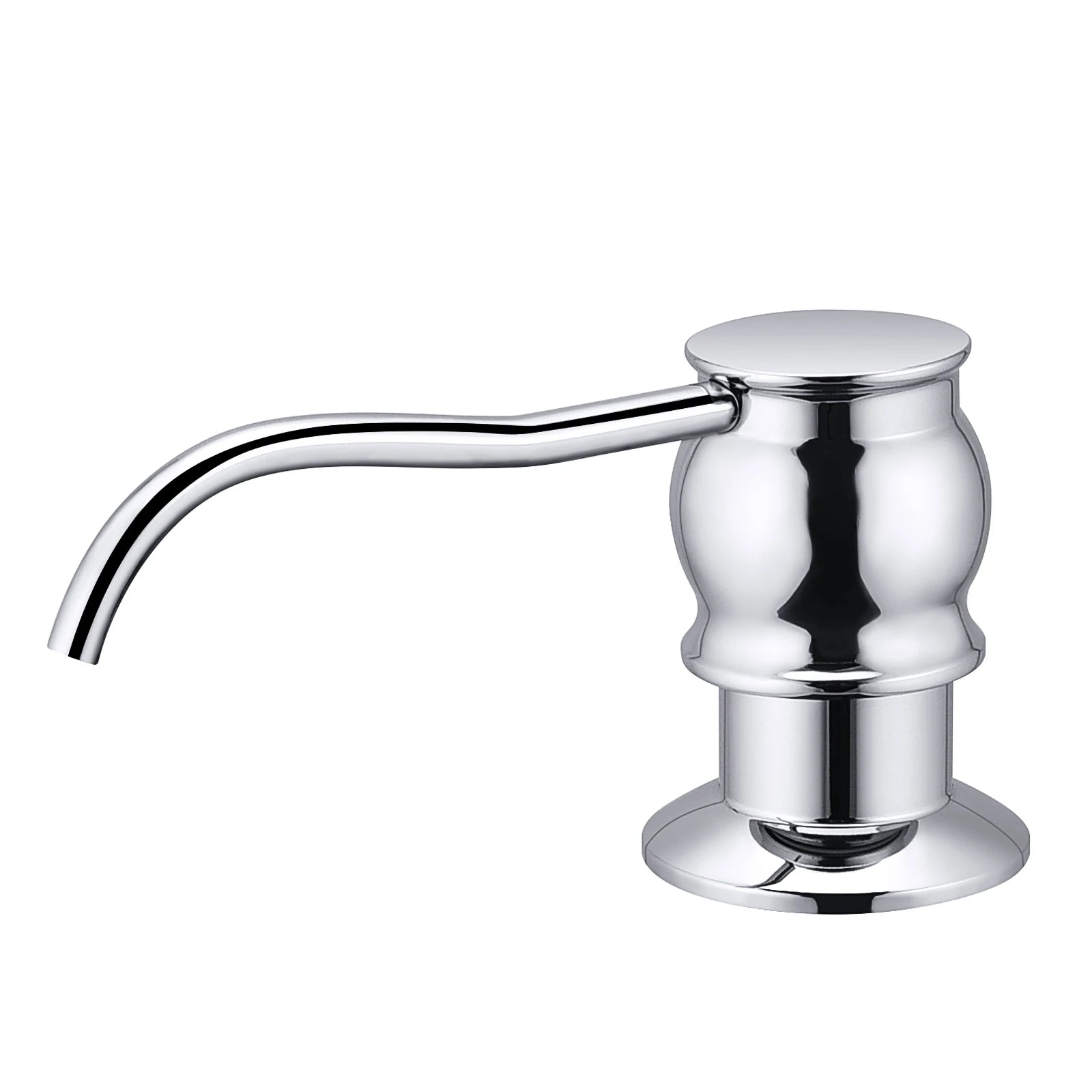 Liquid Soap Dispenser With bottle Chrome/Brushed Nickel