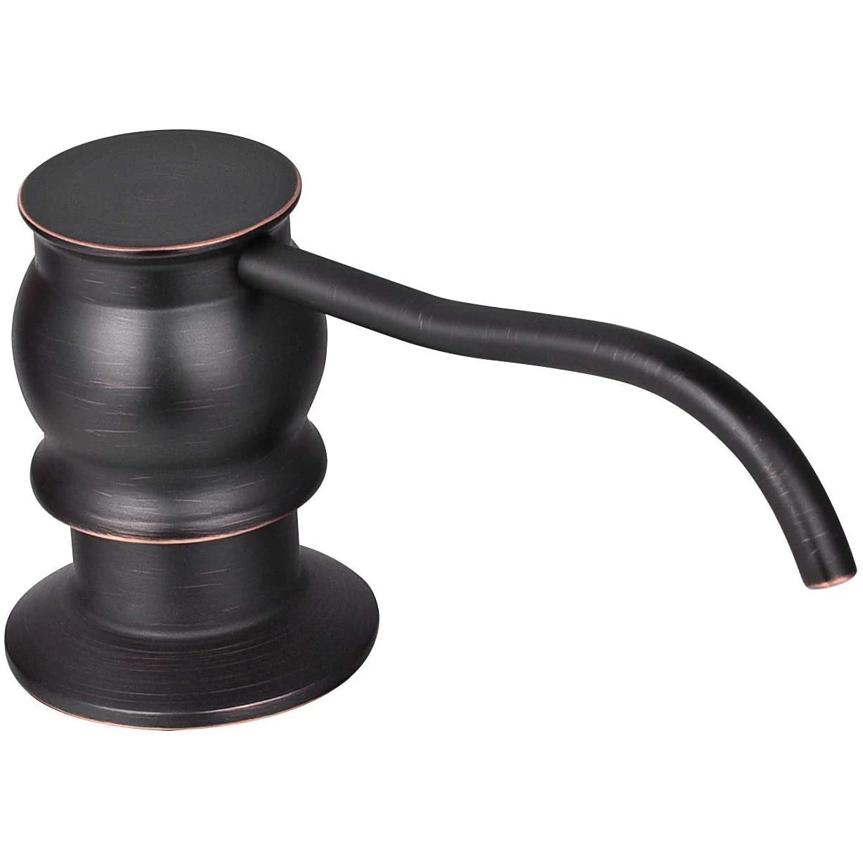 Liquid Soap Dispenser With bottle Chrome/Brushed Nickel