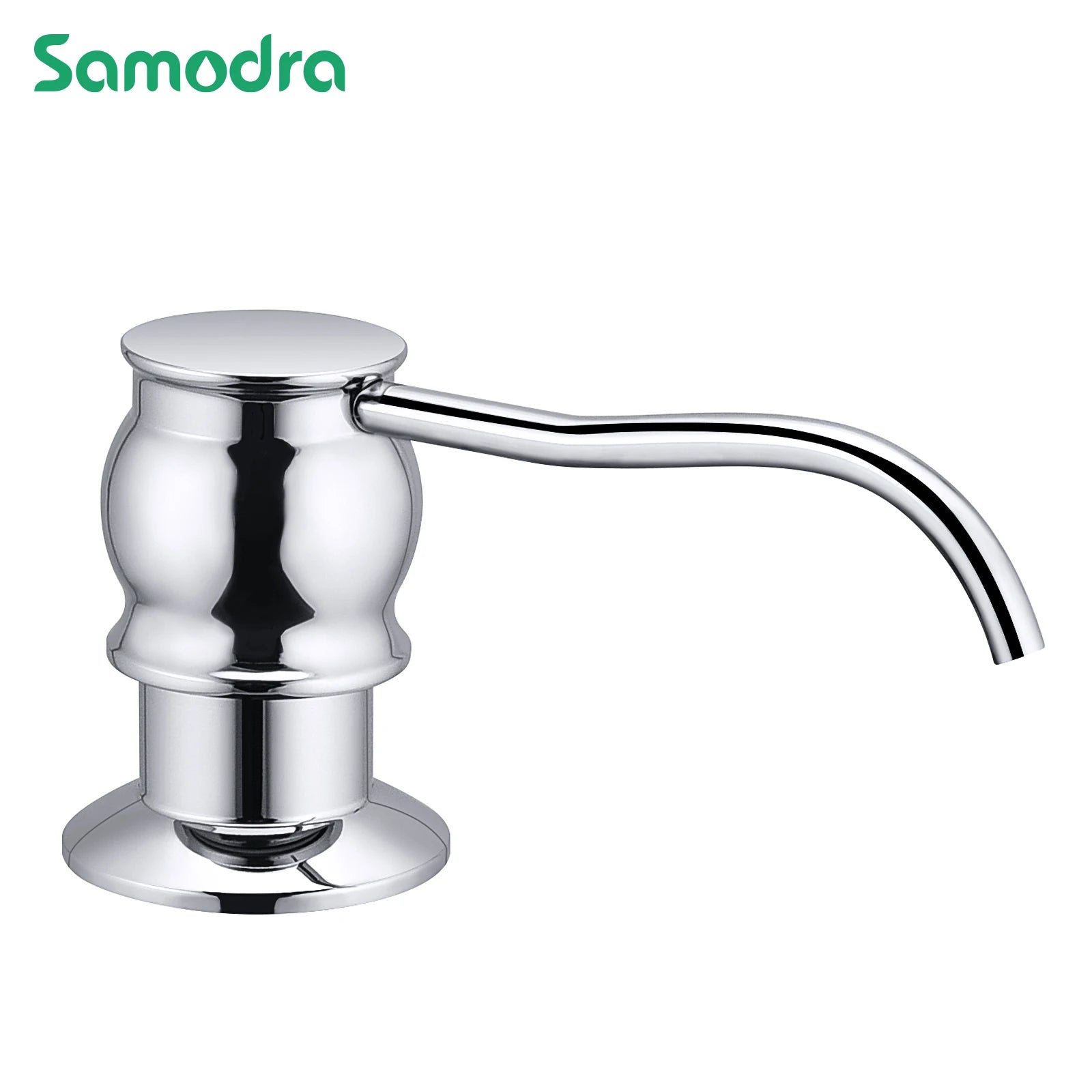 Liquid Soap Dispenser With bottle Chrome/Brushed Nickel